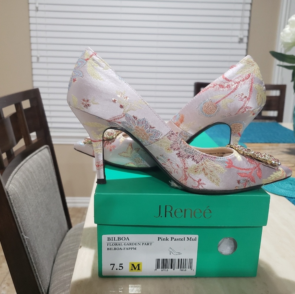 J Reneé Bilboa Pink Pastel Mul shoes